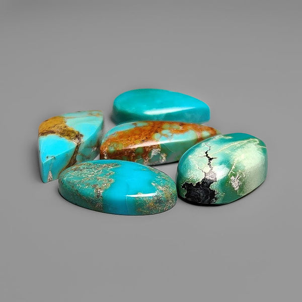 Mix Numer 8 Mines and Hubei Turquoise Cabochons Lot