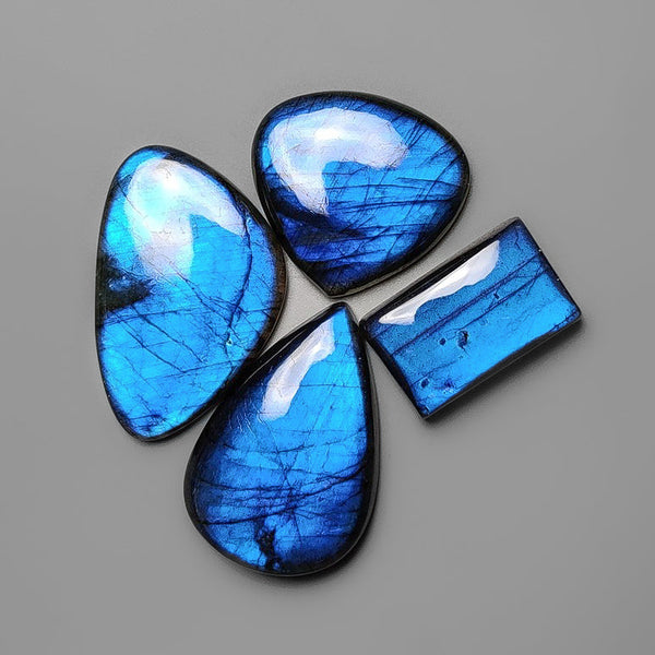 Deep Blue Labradorite Cabochons Lot-4585 | Gemstone for sale