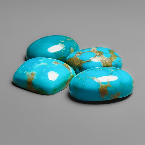 Selected High Dome Kingman Turquoise Cabochons Lot