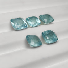 Faceted High Grade Moss Aquamarine Lot