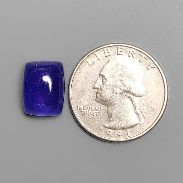 High Grade Gemmy Tanzanite Cabochon Rare Deep Blue Violet Natural-4599 | Gemstone for sale