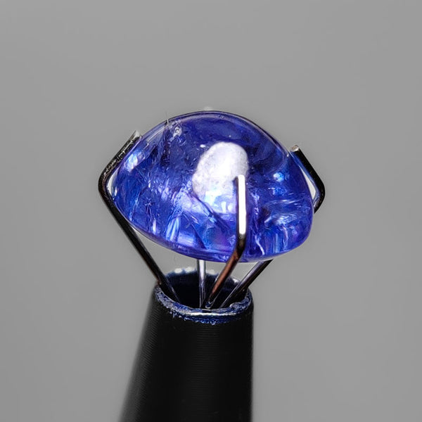High Grade Gemmy Tanzanite Cabochon Rare Deep Blue Violet Natural