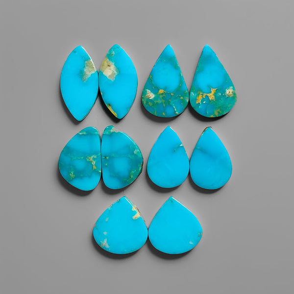 Fox Mines Turquoise Pairs Lot-4503 | Gemstone for sale