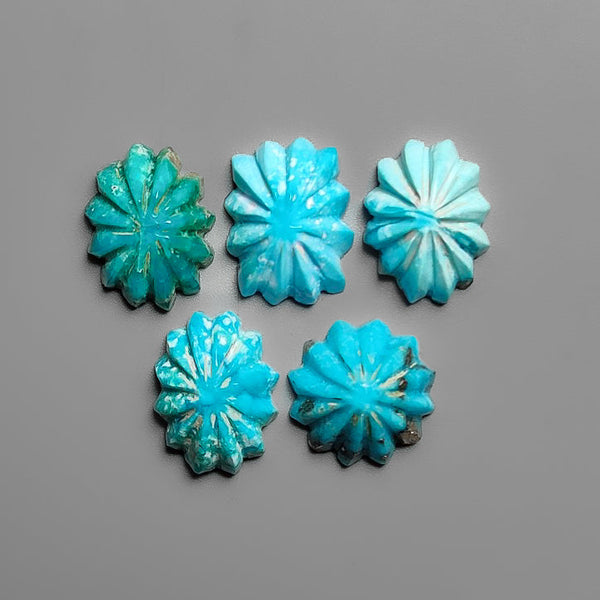 Handcarved Persian Turquoise Lot-4505 | Gemstone for sale