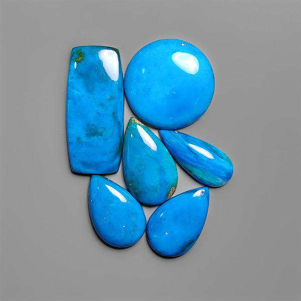 Rare High Grade Blue Opalina Cabochons Lot-4506 | Gemstone for sale