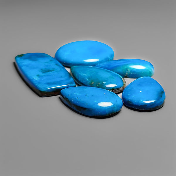 Rare High Grade Blue Opalina Cabochons Lot