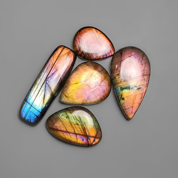 Selected Labradorite Cabochons Lot-4510 | Gemstone for sale