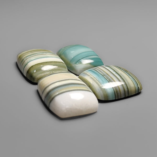 Saturn Chalcedony Cabochons Lot