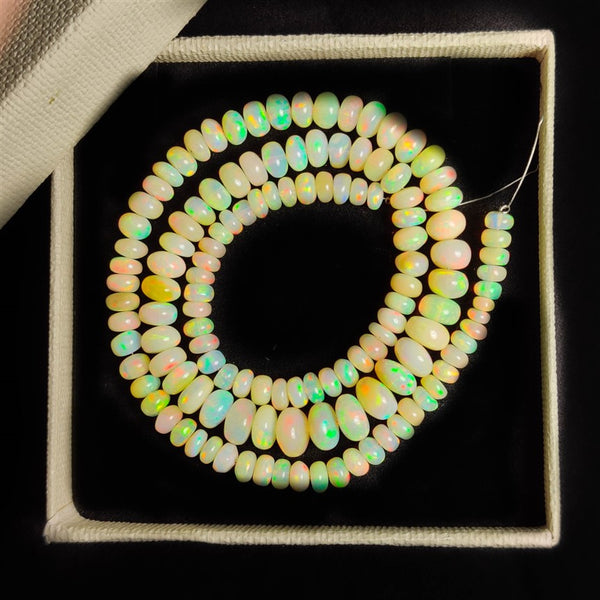 AAA Ethiopian Welo Opal Beads Line 5-8mm