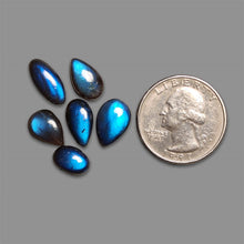 Deep Blue Labradorite Cabochons Lot-5308 | Gemstone for sale | Gemstones by Lapidary Artist