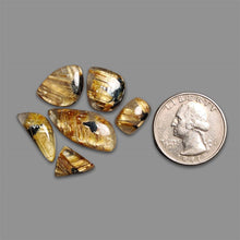 Rare Star Golden Rutilated Quartz Cabochons Lot-5320 | Gemstone for sale | Gemstones by Lapidary Artist