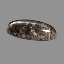 Black Tourmaline in Quartz Cabochon