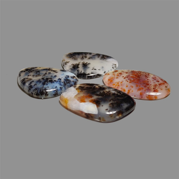 Russian-Dendritic-Agate-Cabochons-Lot-4970 | Gemstone for sale | Gemstones by Lapidary Artist