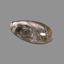 Black Tourmaline in Quartz Cabochon