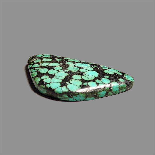 Spider-Web-Hubei-Turquoise-Cabochon-5047 | Gemstone for sale | Gemstones by Lapidary Artist