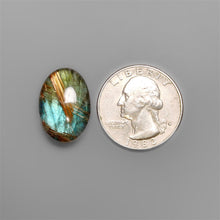 Labradorite With Natural Golden Rutilated Quartz Doublet Cabochon-5387 | Gemstone for sale | Gemstones by Lapidary Artist