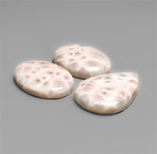 Indonesian Natrolite Cabochons Lot ( Aka Pink Larimar)