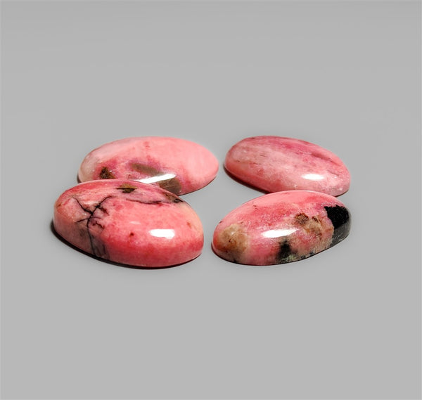 Pink Rhodonite Cabochons Lot