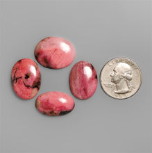 Pink Rhodonite Cabochons Lot-5407 | Gemstone for sale | Gemstones by Lapidary Artist