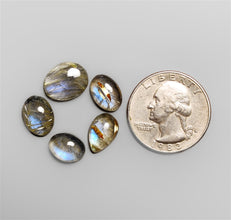 Labradorite And Natural Golden Rutilated Quartz Doublets Lot-5410 | Gemstone for sale | Gemstones by Lapidary Artist