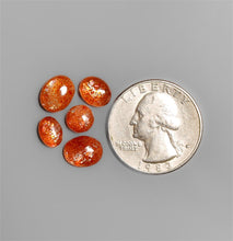 Confetti Sunstone Cabochons Lot-5420 | Gemstone for sale | Gemstones by Lapidary Artist