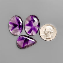 Trapiche Amethyst Cabochons Lot-5421 | Gemstone for sale | Gemstones by Lapidary Artist