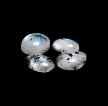 Rainbow Moonstone With Black Tourmaline Inclusions Lot