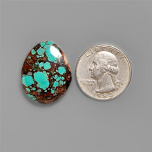 Selected Hubei Turquoise Cabochon-5448 | Gemstone for sale | Gemstones by Lapidary Artist