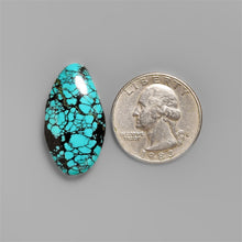Spiderweb Hubei Turquoise Cabochon-5450 | Gemstone for sale | Gemstones by Lapidary Artist