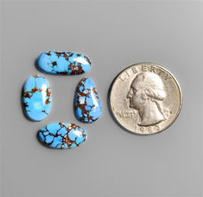 Golden Hill Turquoise Cabochons Lot-5472 | Gemstone for sale | Gemstones by Lapidary Artist
