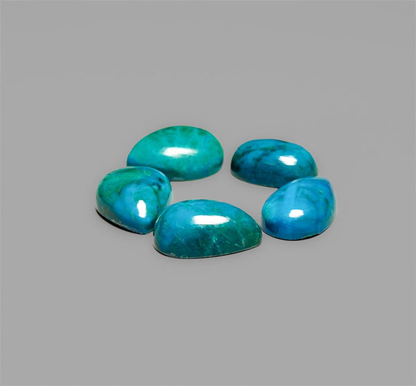 Gem Chrysocolla Cabochons Lot
