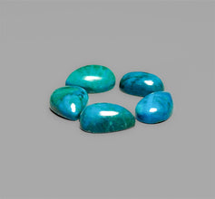 Gem Chrysocolla Cabochons Lot