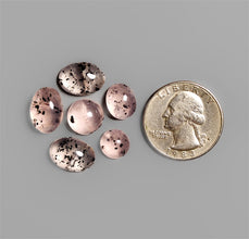 Rose Quartz With Diopside Inclusions Cabochons Lot-5476 | Gemstone for sale | Gemstones by Lapidary Artist