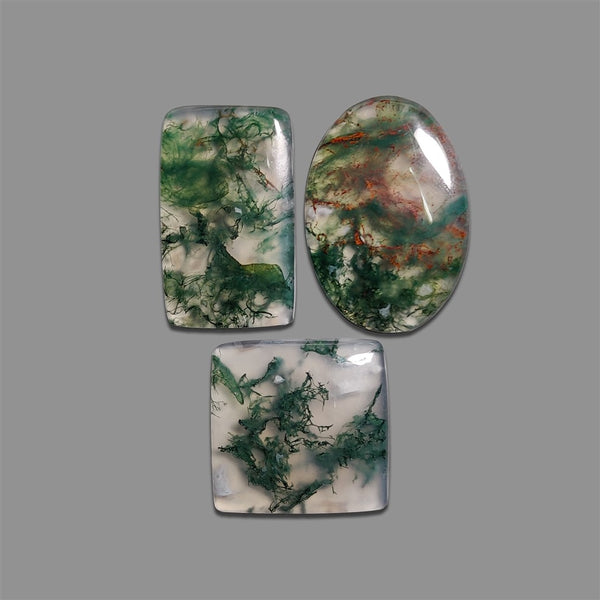 Moss-Agate-Cabochons-Lot-5060 | Gemstone for sale | Gemstones by Lapidary Artist