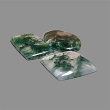 Moss Agate Cabochons Lot