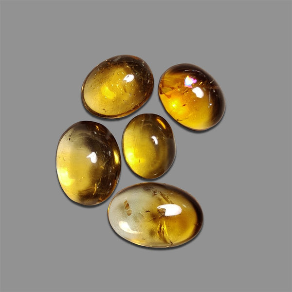 Gemmy-Citrine-Cabochons-Lot-5062 | Gemstone for sale | Gemstones by Lapidary Artist