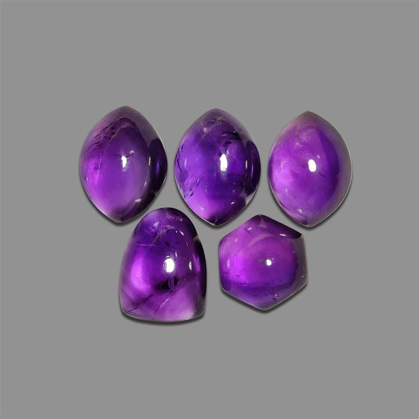 High-Dome-Amethyst-Cabochons-Lot-5063 | Gemstone for sale | Gemstones by Lapidary Artist