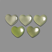 Mint-Green-Chalcedony-Hearts-Lot-5067 | Gemstone for sale | Gemstones by Lapidary Artist