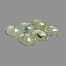 Mix Cut Prehnite Lot With Tourmaline Inclusion