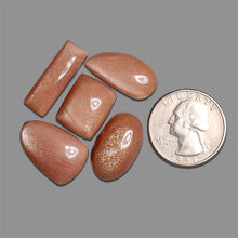 Peach Moonstone Cabochons Lot