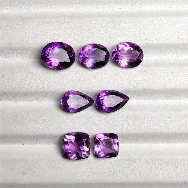 Faceted-High-Grade-Brazilian-Amethyst-Lot-5082 | Gemstone for sale | Gemstones by Lapidary Artist