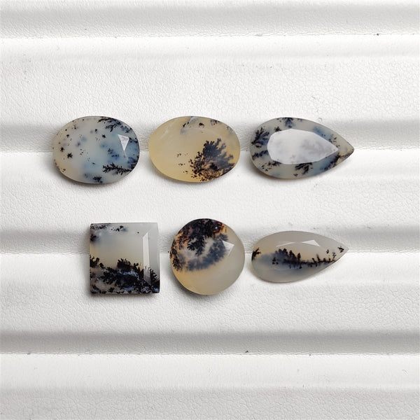 Faceted-Dendritic-Opal-Lot-5084 | Gemstone for sale | Gemstones by Lapidary Artist