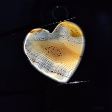 Montana Agate Heart Cabochon