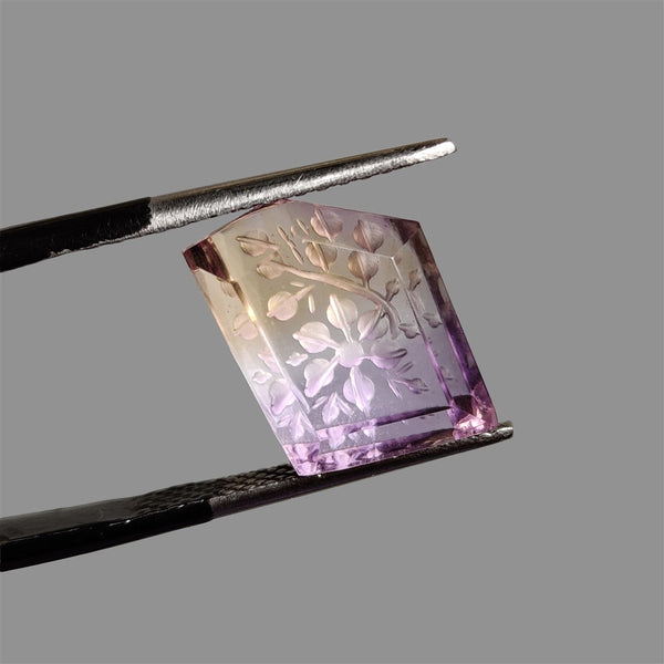 Ametrine-Reverse-Intaglio-Carving-5096 | Gemstone for sale | Gemstones by Lapidary Artist