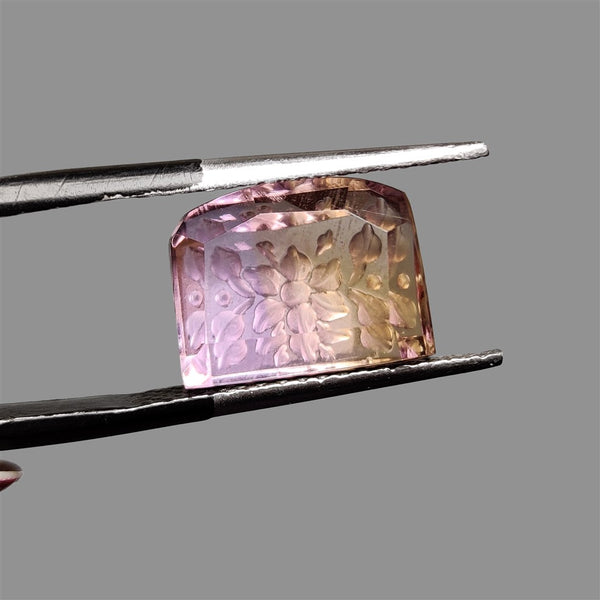 Ametrine-Reverse-Intaglio-Carving-5098 | Gemstone for sale | Gemstones by Lapidary Artist