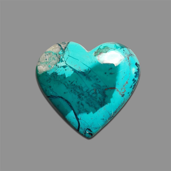Shattuckite-Heart-Cabochon-5099 | Gemstone for sale | Gemstones by Lapidary Artist