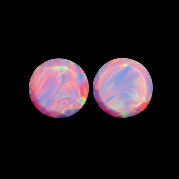 Portrait-Cut-Aurora-Opal-Pair-5102 | Gemstone for sale | Gemstones by Lapidary Artist