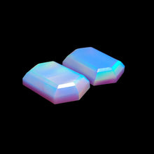 Step Cut Aurora Opal Pair