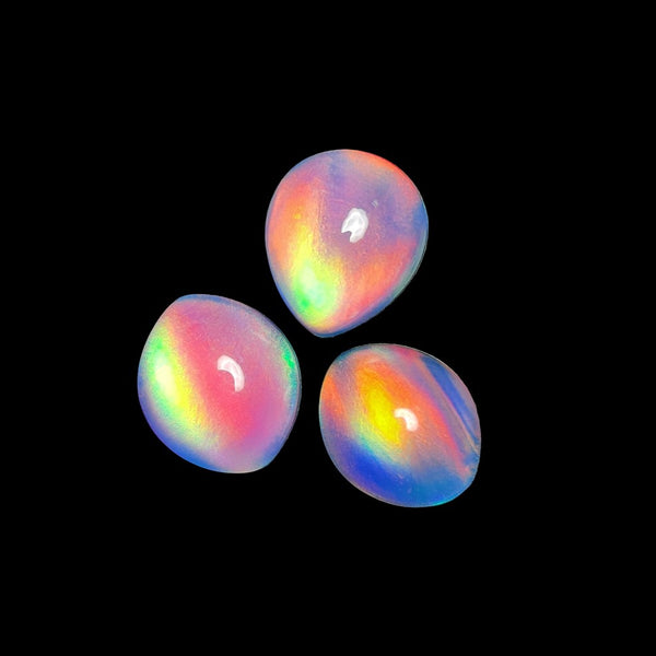 Himalayan-Quartz-And-Aurora-Opal-Doublet-Cabochons-Lot-5106 | Gemstone for sale | Gemstones by Lapidary Artist
