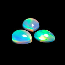 Himalayan Quartz And Aurora Opal Doublet Cabochons Lot